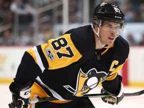 Sidney Crosby of the Pittsburgh Penguins.  (GREGORY SHAMUS/Getty Images)