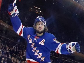 Mats Zuccarello of the New York Rangers. (BRUCE BENNETT/Getty Images)