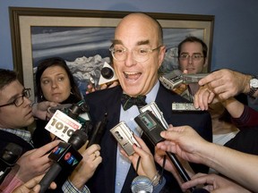 Former Toronto mayoral candidate and former Liberal Party President Stephen LeDrew arrives at City Hall to file his papers to run for mayor in Toronto on Sept. 29, 2006.