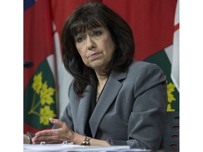 Ontario Auditor General, Bonnie Lysyk, releases  special report on the Fair Hydro Plan at Queens Park in Toronto, Ont. on Tuesday October 17, 2017.