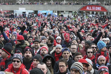 2017 MLS Championship parade on the downtown streets of Toronto. The Toronto FC team is greeted by thousands at Nathan Phillip's Square on Monday December 11, 2017. Veronica Henri/Toronto Sun/Postmedia Network