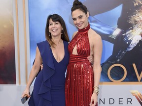 Director Patty Jenkins, left, and Gal Gadot arrive at the world premiere of "Wonder Woman" at the Pantages Theatre on Thursday, May 25, 2017, in Los Angeles. (Photo by Jordan Strauss/Invision/AP)