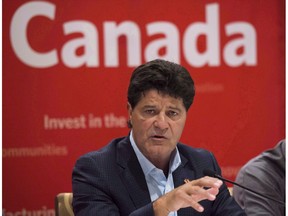 Unifor National President Jerry Dias holds a press conference regarding the ongoing CAW talks in Toronto on August 11, 2016. Canadian auto parts companies and their unionized workers are criticizing an influential business group for urging the Liberal government to move forward quickly with a revamped Trans-Pacific Partnership.