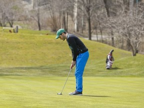 This Toronto Sun file photo shows a golfer at the city's Don Valley golf course.