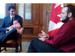 Prime Minister Justin Trudeau met with Joshua Boyle's family in mid-December.
