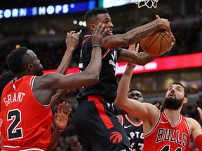 Delon Wright played the best game of his career in Chicago. GETTY IMAGES