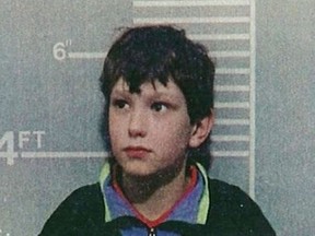 This handout photograph originally released by the Merseyside Police on February 20, 1993 shows the custody photograph of Jon Venables. One of Britain's most notorious killers, who in 1993 murdered two-year-old James Bulger when he was only 10 himself, has been charged over indecent images of children, state prosecutors said on January 5, 2018. Jon Venables served eight years in prison for the torture and murder of the toddler in the northwest English city of Liverpool, before being released with a new identity in 2001.