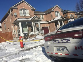 A woman, 32, and her mom, 60, were found stabbed to death in a home on Starhill Cr. in Brampton, two of three murders in two separate overnight incidents that Peel Regional Police were investigating on Saturday, Jan. 13, 2018.