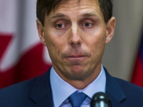 Leader of the Ontario PC party Patrick Brown addresses allegations against him at Queen's Park in Toronto, Ont. on Wednesday January 24, 2018.