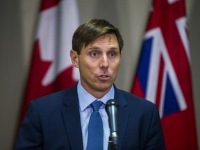 Leader of the Ontario PC party Patrick Brown addresses allegations against him at Queen's Park in Toronto, Ont. on Wednesday January 24, 2018. Ernest Doroszuk/Toronto Sun