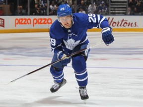 William Nylander #29 of the Toronto Maple Leafs skates against the Vancouver Canucks during an NHL game at the Air Canada Centre on January 6, 2018 in Toronto, Ontario, Canada. The Maple Leafs defeated the Canucks 3-2 in an overtime shoot-out. (Photo by Claus Andersen/Getty Images)