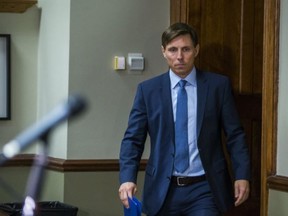 Patrick Brown arrives to address allegations against him at Queen's Park in Toronto, Ont. on Wednesday January 24, 2018. (Ernest Doroszuk/Toronto Sun)