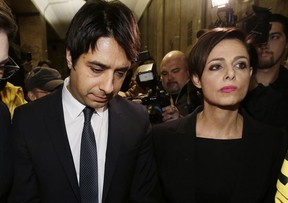 Jian Ghomeshi leaves College Park Court after being freed on bail on Wednesday November 26, 2014.