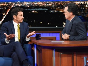 James Franco visited The Late Show with Stephen Colbert this week.