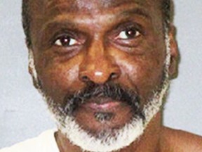 This undated photo provided by the Texas Department of Criminal Justice shows William Rayford, who is scheduled for execution Tuesday, Jan. 30, 2018, for the 1999 killing of his ex-girlfriend Carol Lynn Thomas Hall in Dallas. (Texas Department of Criminal Justice via AP)