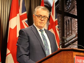 Ontario Labour Minister Kevin Flynn says he'll crack down on businesses that flout new labour law. (Toronto Sun/Antonella Artuso)