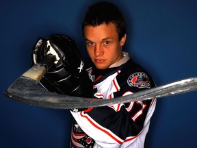 Stefan Legein on his NHL draft day (June 23, 2007)
