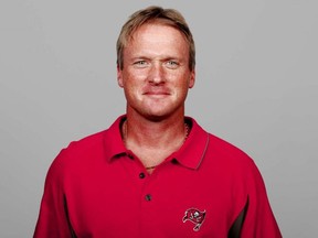 Jon Gruden poses for his 2008 NFL headshot with the Tampa Bay Buccaneers. Jon Gruden/Getty Images