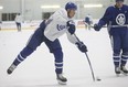 A snapshot by Toronto Maple Leafs' Auston Matthews during practice at the MCC in Toronto on Monday January 15, 2018. Jack Boland/Toronto Sun