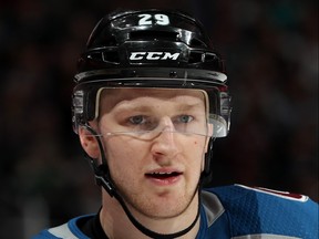 Nathan MacKinnon of the Colorado Avalanche.  (MATTHEW STOCKMAN/Getty Images)