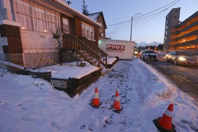 Adam Strong’s basement apartment at 19 McMillan Dr. in Oshawa. TORONTO SUN