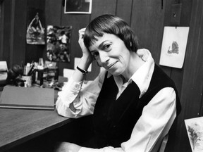 Author Ursula Le Guin is seen in a 1972 photo. Le Guin, the award-winning science fiction and fantasy writer who explored feminist themes and was best known for her Earthsea books, died peacefully Monday, Jan. 22, 2018, in Portland, Oregon, according to a brief family statement posted to her verified Twitter account. She was 88. (The Oregonian via AP)