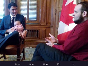 In December, the Boyle family met with Prime Minister Justin Trudeau. (Boyle family/Twitter)