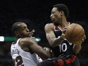 It sure feels like DeMar DeRozan takes matchups with Milwaukee's Khris Middleton personally after some U.S. rankings placed the Bucks player over him. The Associated Press