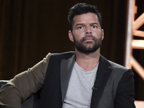 Ricky Martin participates in the "The Assassination of Gianni Versace: American Crime Story" panel during the FOX Television Critics Association Winter Press Tour on Friday, Jan. 5, 2018, in Pasadena, Calif.