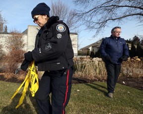 Toronto Police clear the scene at the home of Barry and Honey Sherman on Friday January 26, 2018. Dave Abel/Toronto Sun