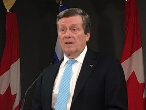 Mayor John Tory (Antonella Artuso/Toronto Sun)