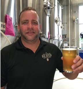 Jon Robare of Big Ditch Brewery with a cold pint of Hayburner â the brew that put the popular brewpub on the map in western New York.