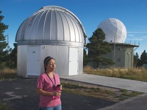 Tours at the University of Arizona’s SkyCenter begin in the late afternoon. A guide provides information on the cluster of telescopes atop Mt. Lemmon that take advantage of the region’s near-perfect weather and dry, clear air.