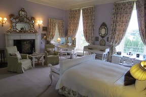 Past guests of Castle Leslie’s Mauve Room include Mick Jagger and the late Prince Rainier III of Monaco. IAN ROBERTSON PHOTO