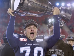 Kicker Lirim Hajrullahu left the Toronto Argonauts for Hamilton on Tuesday. (THE CANADIAN PRESS)