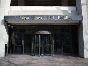 The FBI headquarters is seen on February 2, 2018 in Washington, DC.