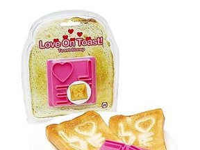 Breakfast in bed will never be the same once you use the Love toast stamp