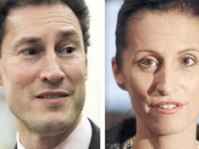 Steve Paikin (left) and Sarah Thomson