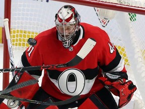 Ottawa Senators goaltender Craig Anderson. (FRED CHARTRAND/The Canadian Press files)