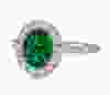 Lot #17: Colombian Emerald and Diamond Ring