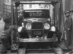 Another of the many cars being displayed at the National Motor Show of Canada, Jan. 4, 1929.