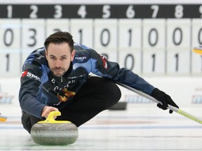 Skip John Epping won both of his games yesterday to advance to the 1-2 Page playoff game at the Ontario Men’s Tankard in Huntsille. (Pete FisherPostmedia Network files)