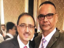 Federal Minister of Infrastructure and Communities, Amarjeet Sohi, with Jaspal Atwal this week.