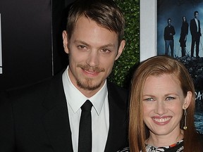 Joel Kinnaman and Mireille Enos arrive at AMC's "The Killing" Season 2 Los Angeles Premiere at ArcLight Cinemas on March 26, 2012 in Hollywood, Calif. (Jason Merritt/Getty Images)