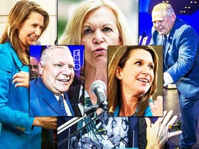 From left to right, Caroline Mulroney, Christine Elliott and Doug Ford have joined the race to be the next Ontario PC Party leader.