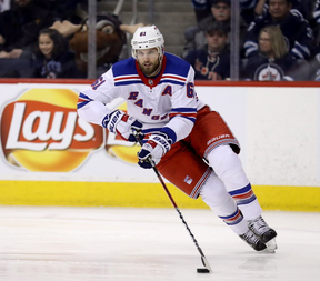 Rick Nash during a game against the Winnipeg Jets on Feb. 11, 2018 (THE CANADIAN PRESS)