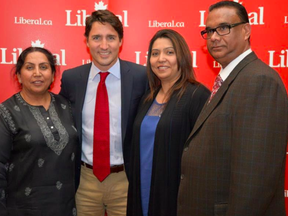 Prime Minister Justin Trudeau with Jaspal Atwal, right, in May 2015.