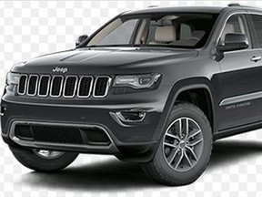 Toronto Police are looking for a black 2017 Jeep Grand Cherokee, similar to the SUV seen here, following a shooting in Bayview Village on Thursday, Feb. 8, 2017.
