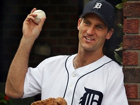 Former Detroit Tigers catcher Joe Siddall poses for a photo in 2006