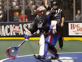 Nick Rose and the Rock lost to the Swarm on Saturday night. (Jack Boland/Toronto Sun files)